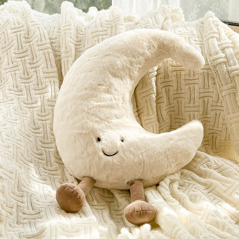 LilBee Moon & Sun Deer Plush Pillow