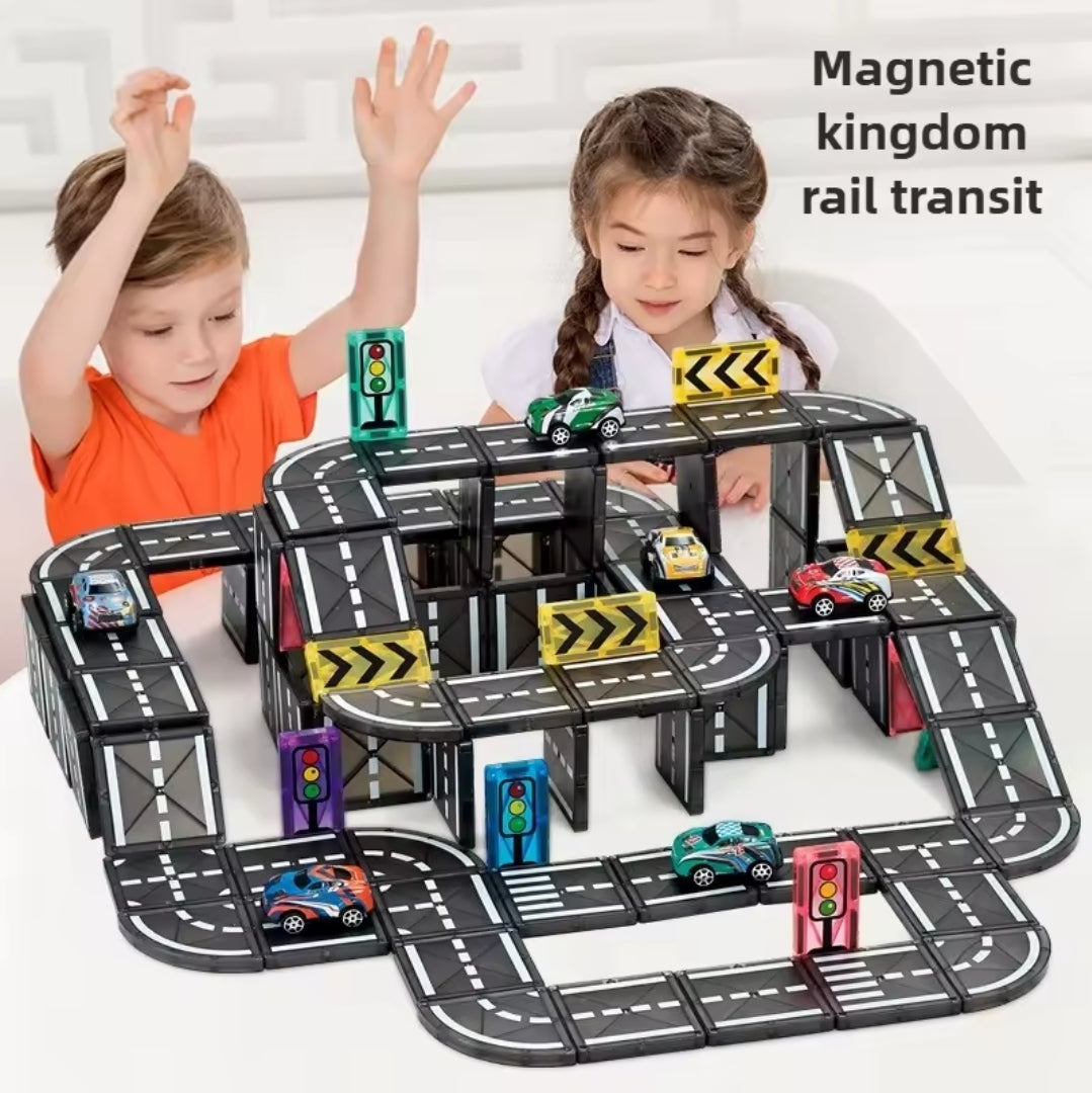 LilBee Magnetic tiles racebaan
