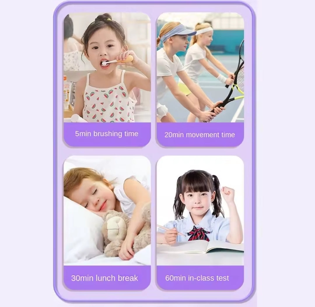 Rainbow Visual Timer – Stil en Kleurrijk | 60 Minuten Aftelklok voor Kinderen & Keuken | LilBee Store